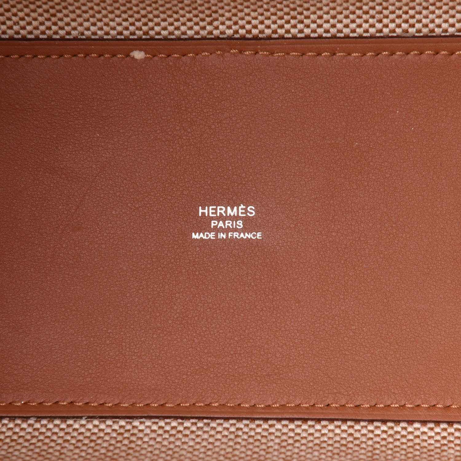 Hermes Swift Toile H Cabas H En Biais 27 Ecru Naturel Gold 6 of 10