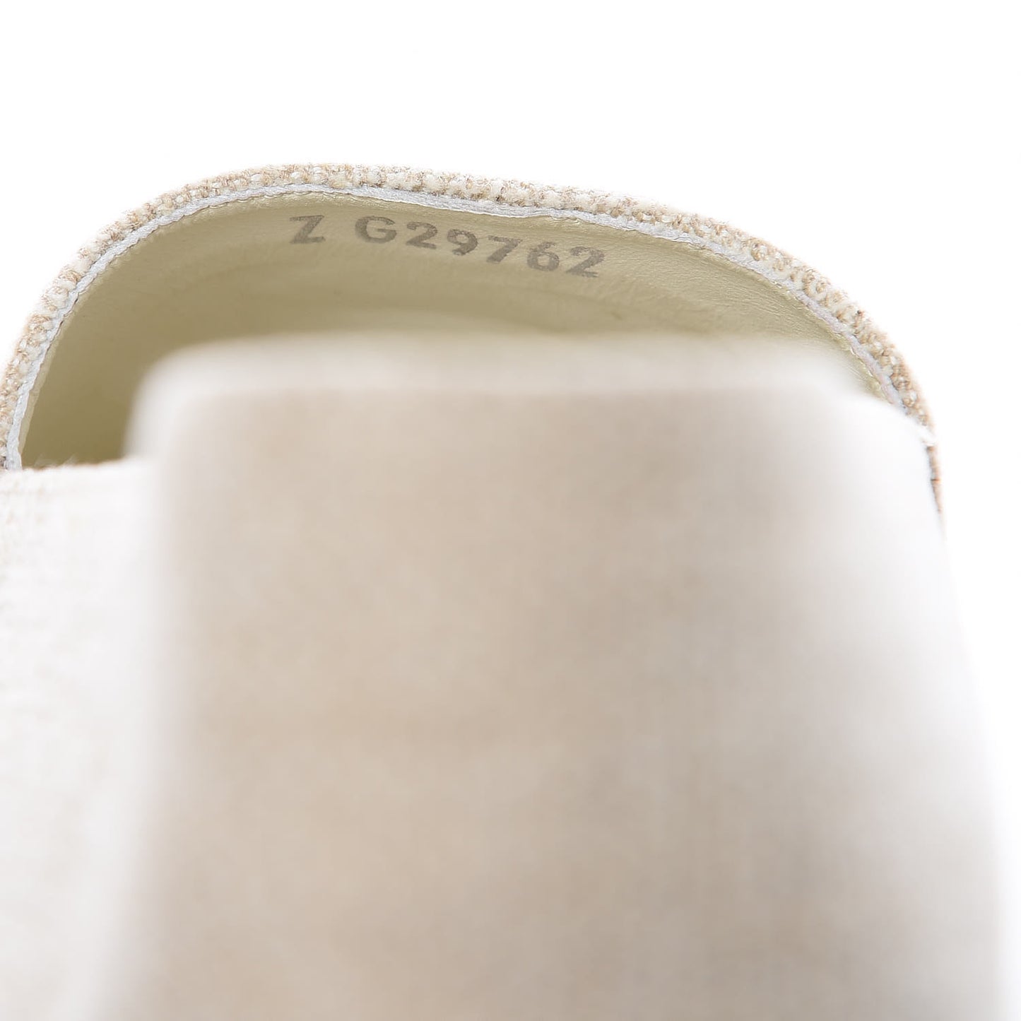 Toile Sequin CC Espadrilles 42 Beige Black
