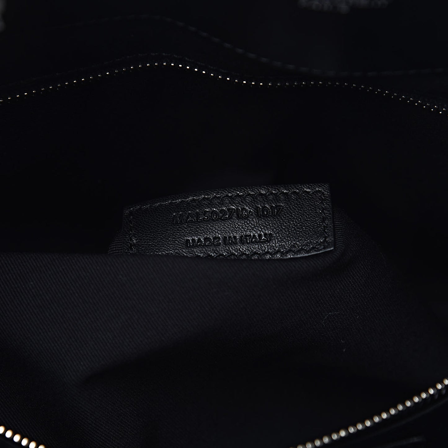 Calfskin Y Quilted Monogram Large Loulou Shopper Black