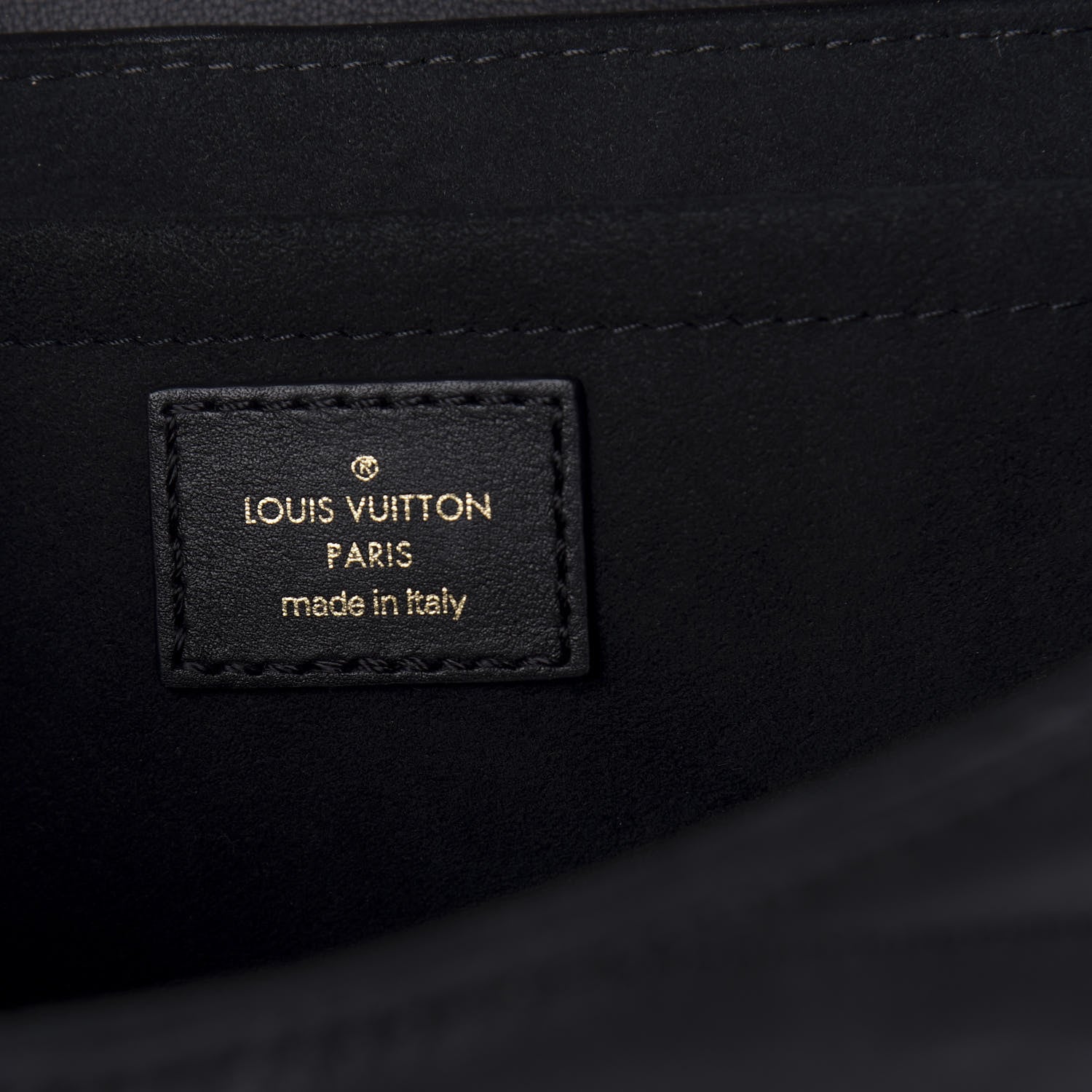 Louis Vuitton Calfskin New Wave Chain MM Black 6 of 9