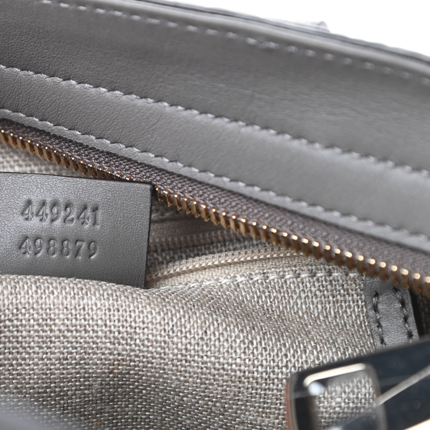 Gucci Microguccissima Small Bree Tote Graphite 7 of 10
