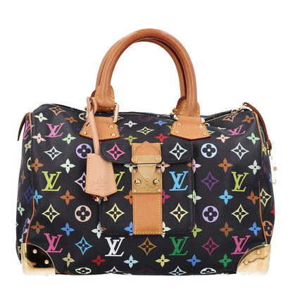 Louis Vuitton Monogram Multicolor Speedy 30 Black 1 of 9