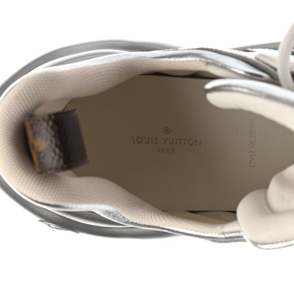 Louis Vuitton Metallic Calfskin Technical Nylon LV Archlight Sneakers 40 White Silver 7 of 11