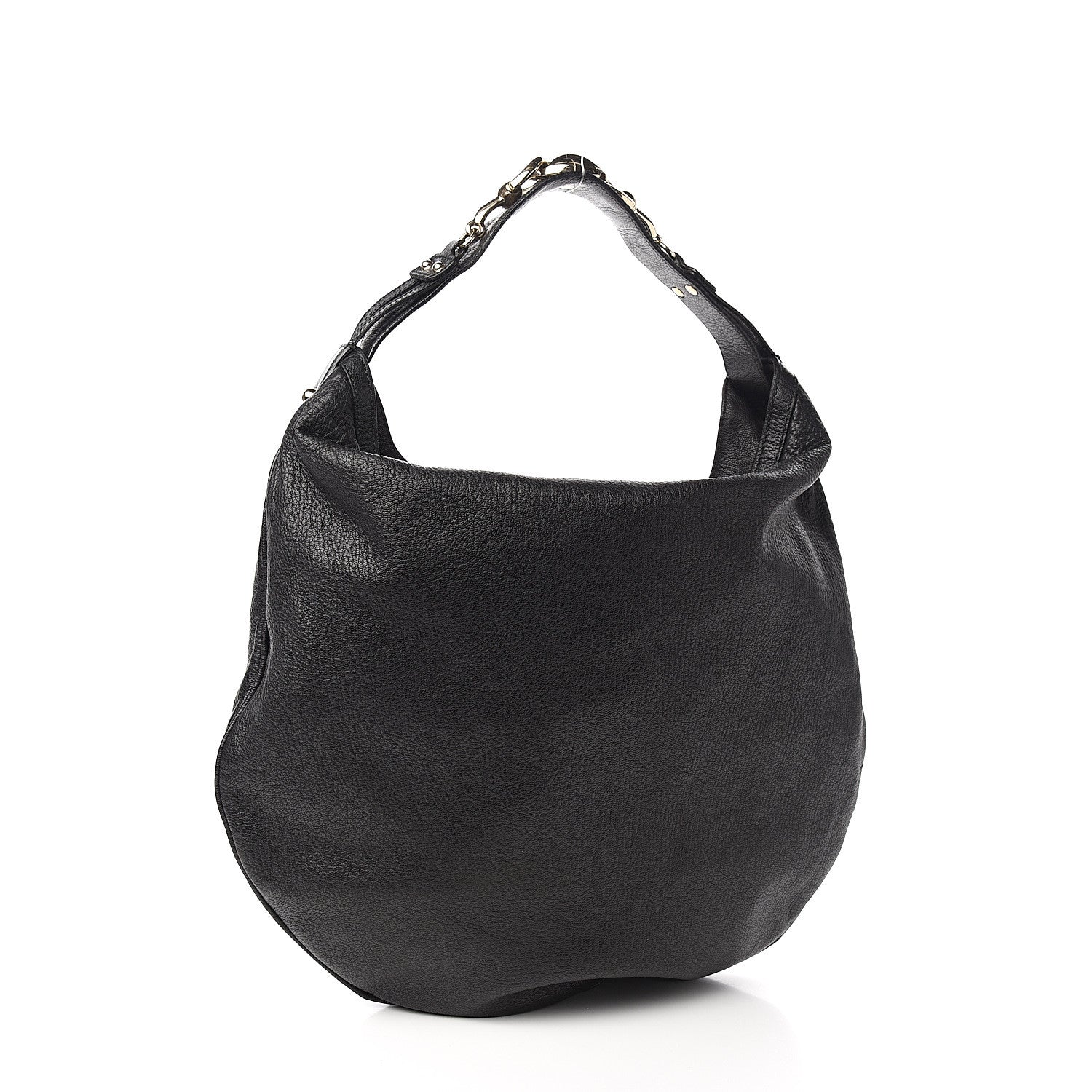 Gucci Calfskin Wave Hobo Black 2 of 8