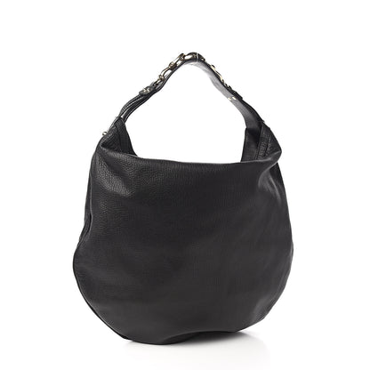 Gucci Calfskin Wave Hobo Black 2 of 8