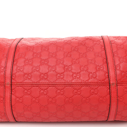 Gucci Guccissima Vitello Tender Large Joy Tote Sporting Red 9 of 18