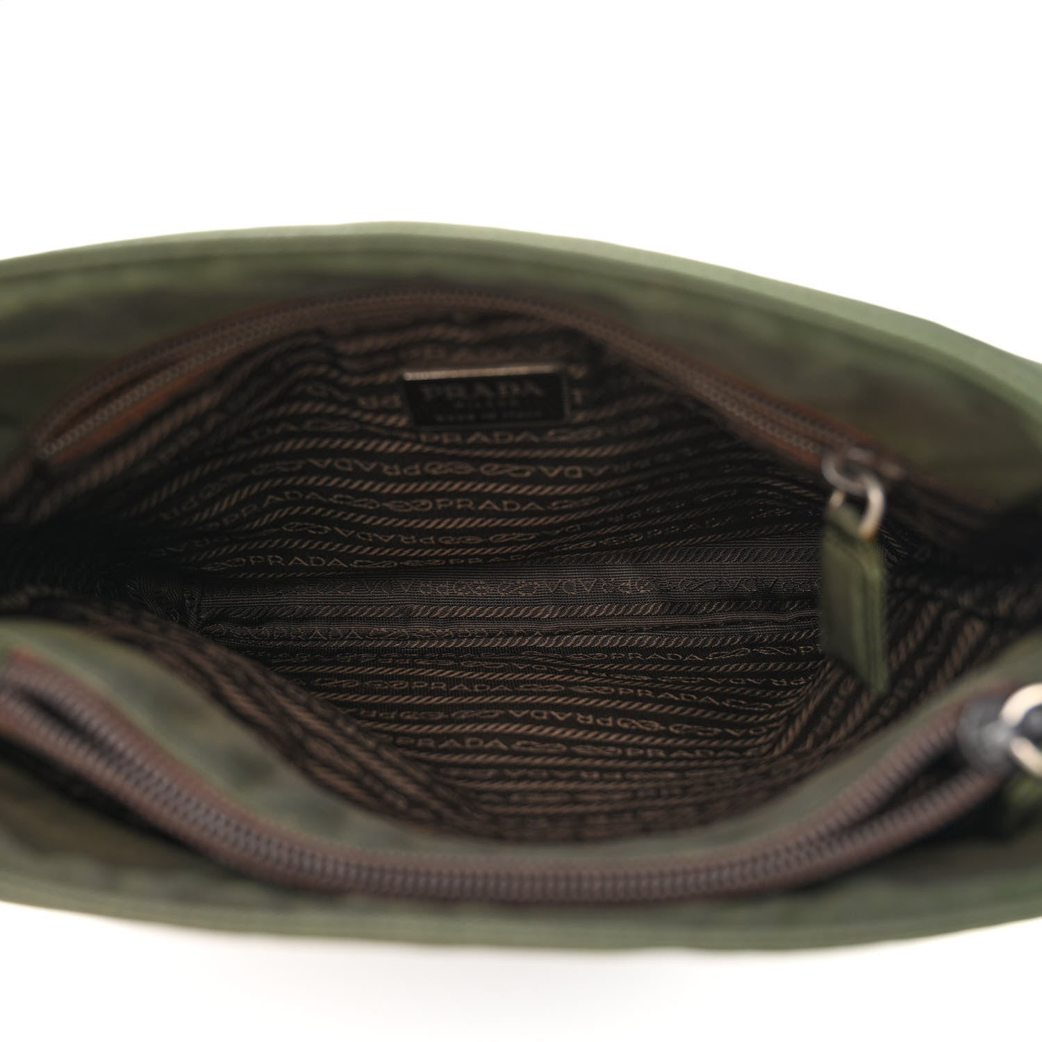 Prada Nylon Vela Shoulder Bag Mimetico 4 of 12