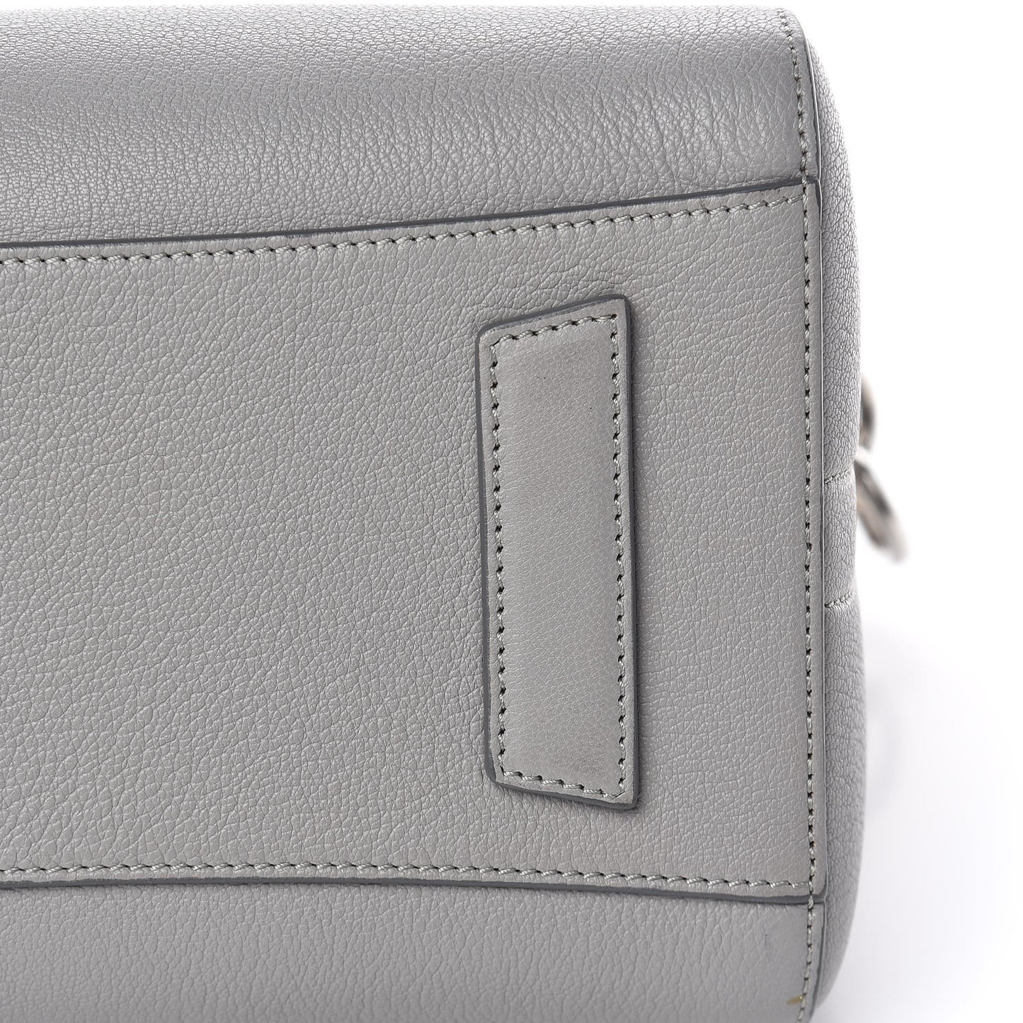 Sugar Goatskin Small Antigona Pearl Grey