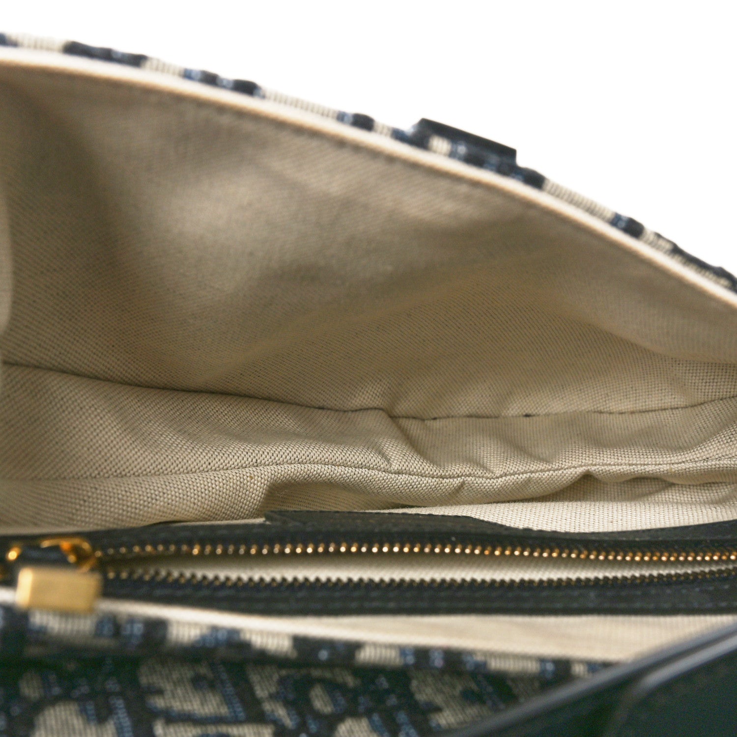 Christian Dior Oblique Saddle Bag Blue 5 of 8