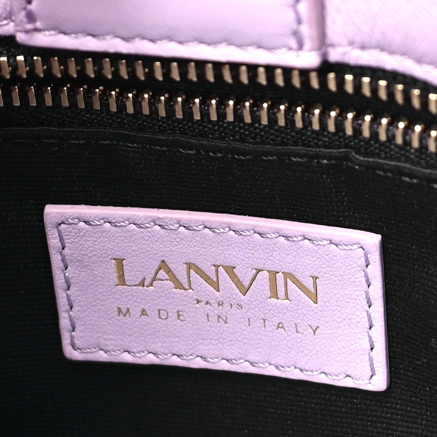 Lanvin Lambskin Cat Hobo Lilac 6 of 9