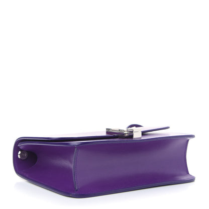Saint Laurent Smooth Calfskin Carre Satchel Purple 4 of 8