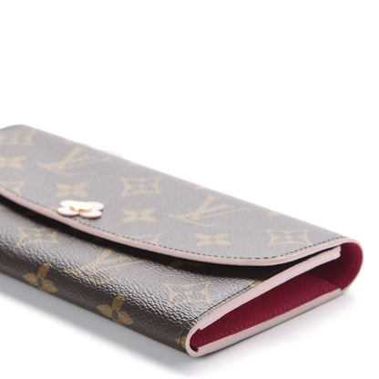 Louis Vuitton Monogram Bloom Flower Emilie Wallet 7 of 10