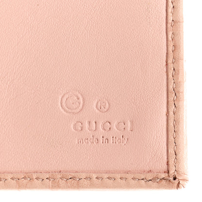 Gucci Guccissima Horsebit Clip Wallet Pink 5 of 7