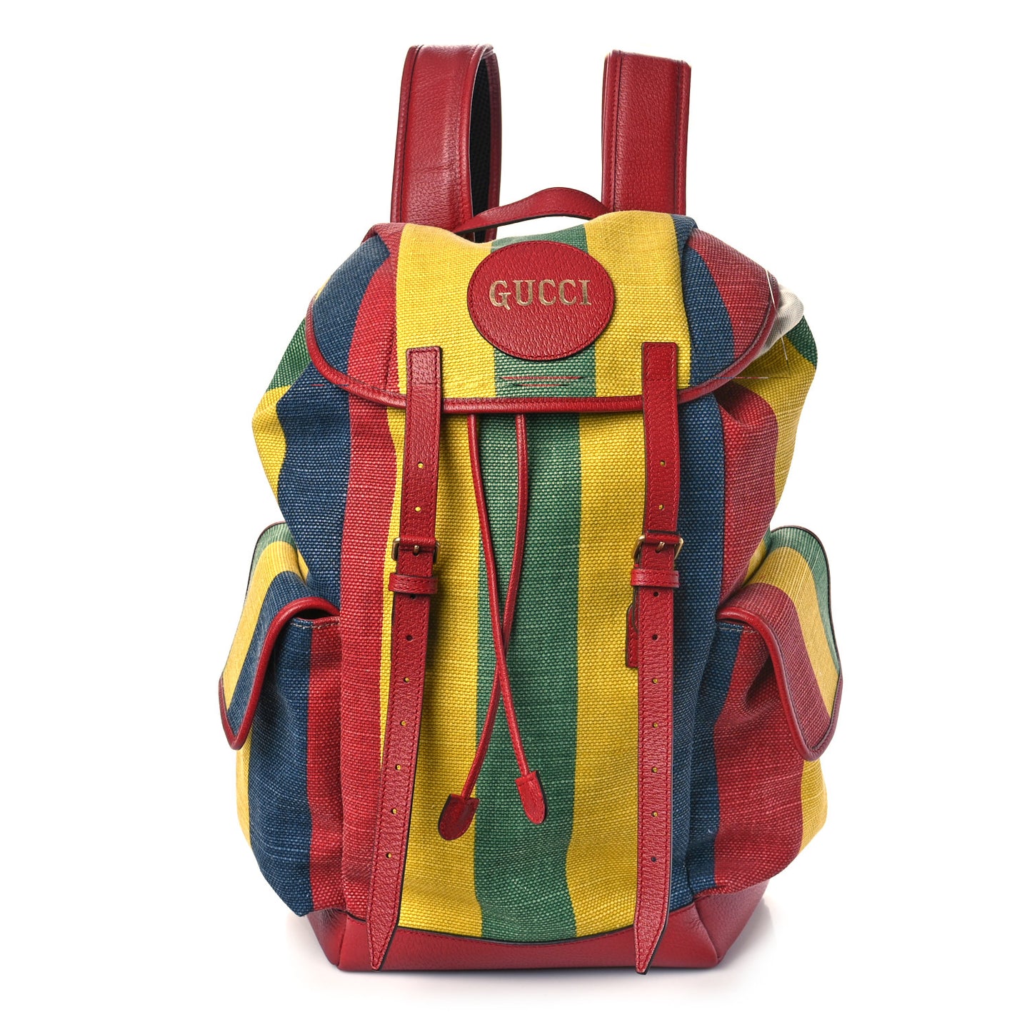 Canvas Marley Stripe Script Logo Gucci 100 Backpack Multicolor