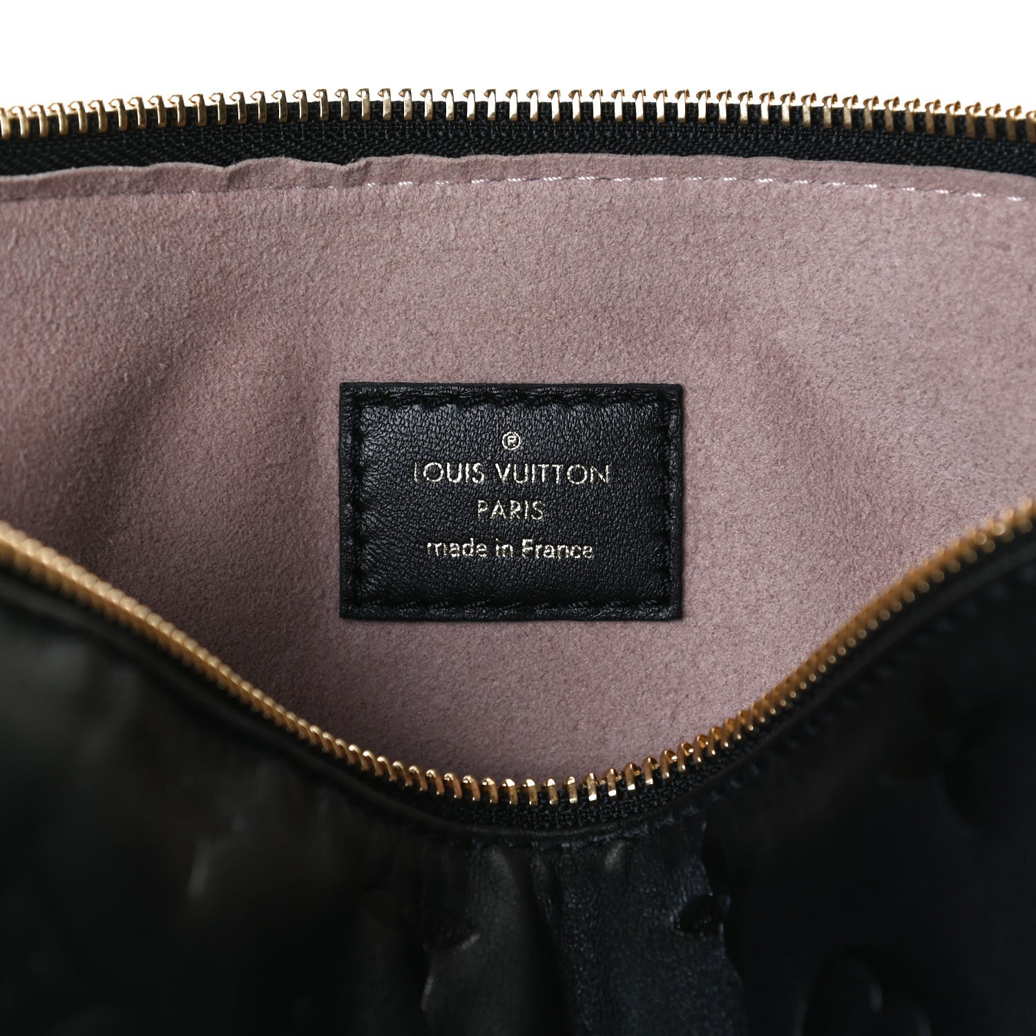 Louis Vuitton Lambskin Embossed Monogram Coussin PM Black 6 of 14