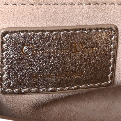 Christian Dior Metallic Lambskin Cannage Small My ABCDior Lady Dior Gold 6 of 11