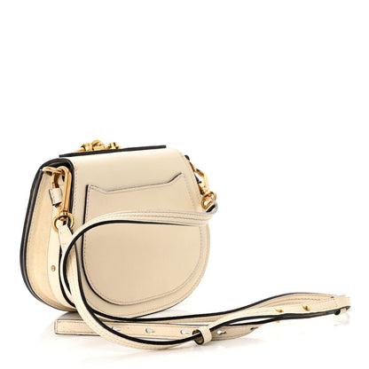 Chloe Calfskin Suede Small Nile Bracelet Bag Off White 3 of 15