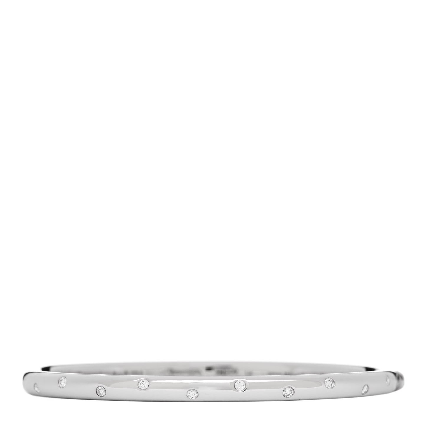 Platinum Diamond 4.5mm Etoile Bangle Bracelet