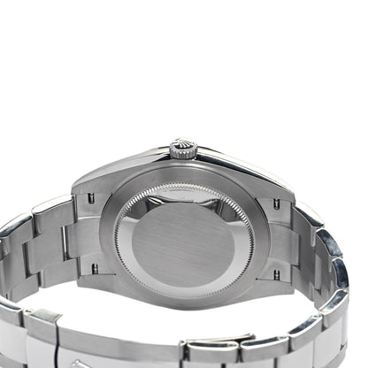 Rolex Stainless Steel 18K White Gold Diamond 41mm Oyster Perpetual Datejust Watch Bright Blue 126334 4 of 5