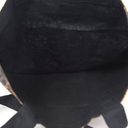 Saint Laurent Canvas Leopard Tote Black 4 of 7