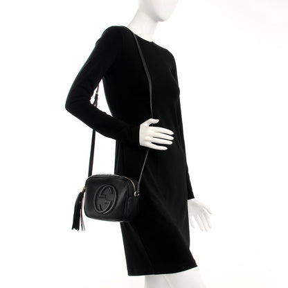 Gucci Pebbled Calfskin Small Soho Disco Bag Black 2 of 7