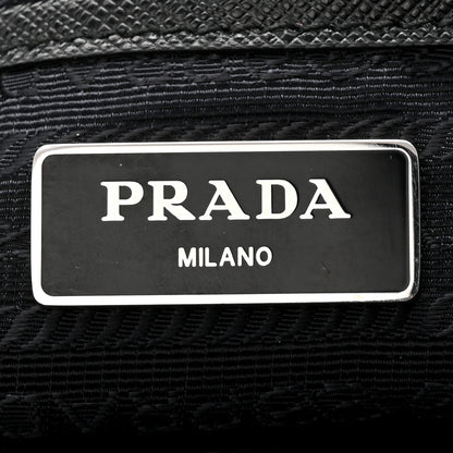Prada Tessuto Nylon Saffiano Medium Backpack Black 6 of 10