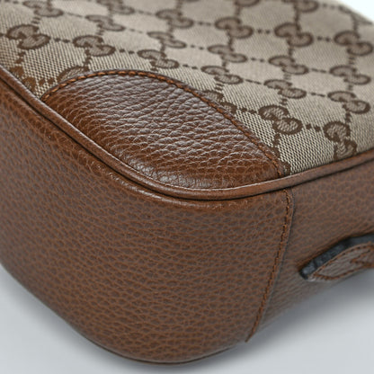 Gucci Monogram Mini Bree Messenger Bag Beige Tabacco 9 of 12