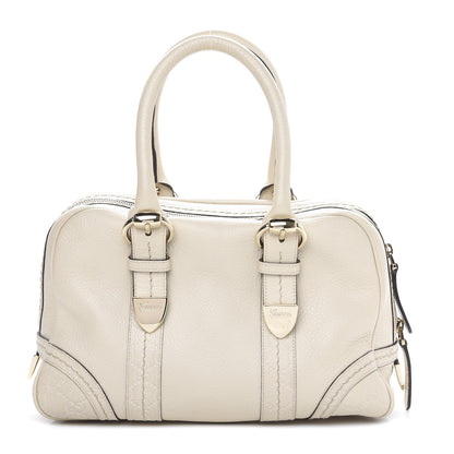 Gucci Calfskin Guccissima Signoria Extra Large Dome Bag Ivory 1 of 14