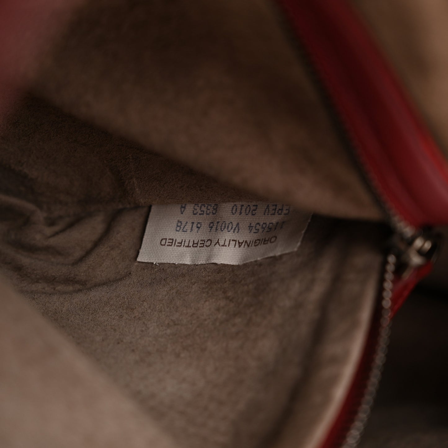 Nappa Intrecciato Large Veneta Hobo Vermillion