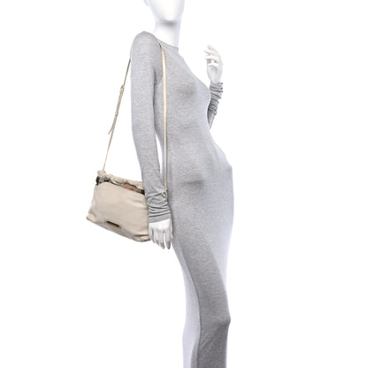 Burberry Derby Calfskin House Check Little Crush White 2 of 15