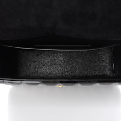 Saint Laurent Patent Matelasse Monogram Large Vicky Chain Bag Black 5 of 10