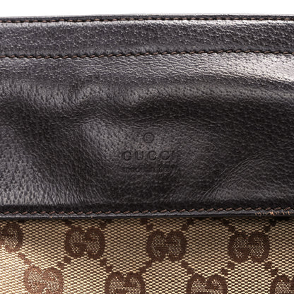 Gucci GG Monogram Double Pocket Belt Bag Dark Brown 6 of 8