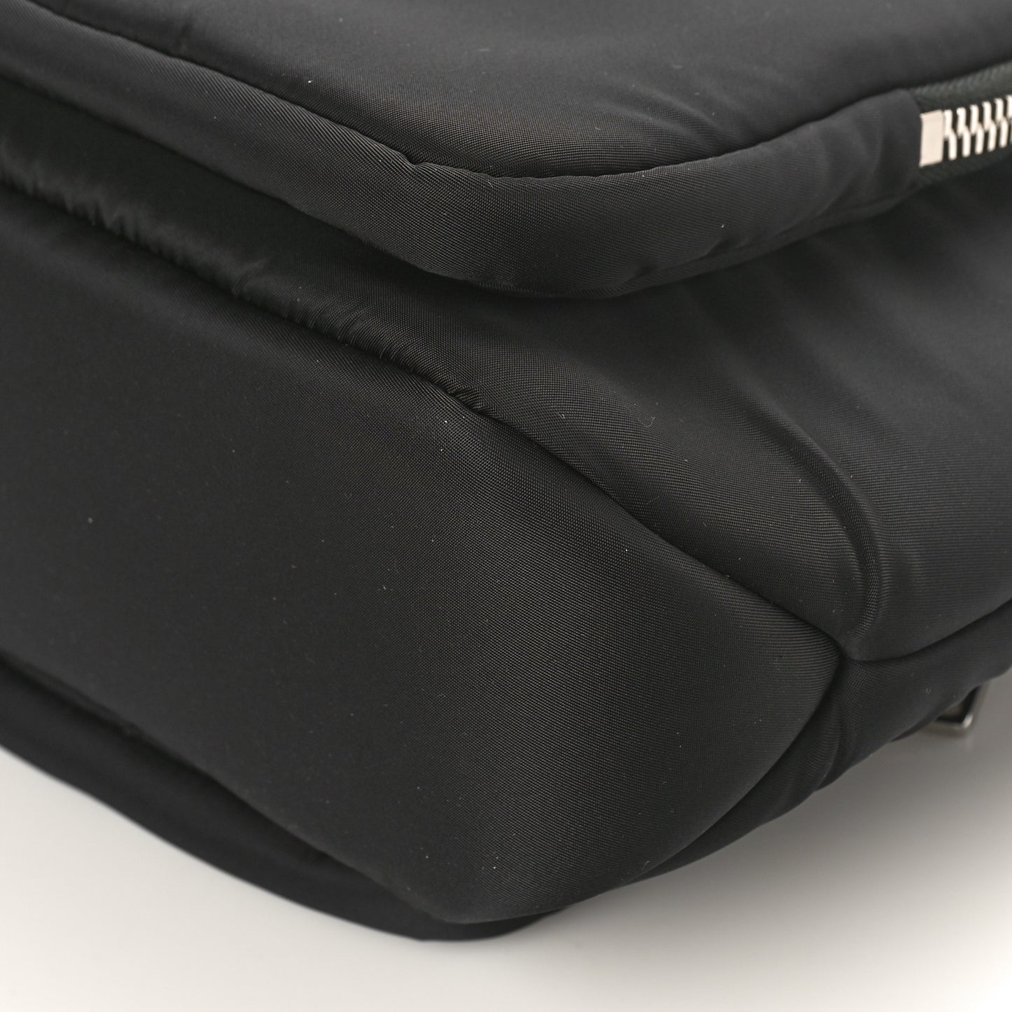 Tessuto Nylon Pocket Top Handle Cargo Bag Black Fuoco
