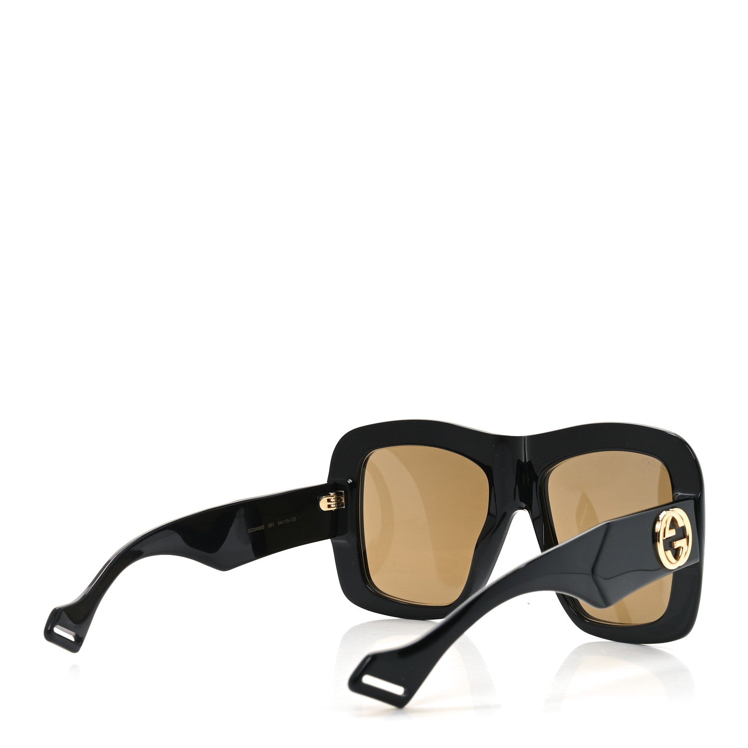 Gucci Acetate Square Frame Sunglasses GG0498S Black 4 of 7