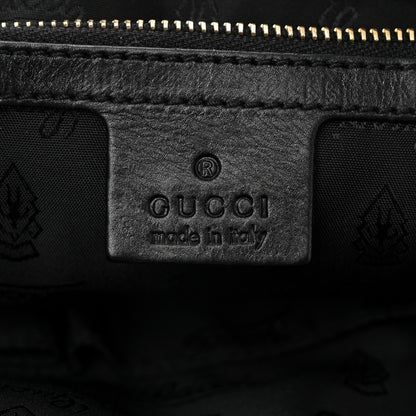 Gucci Patent Large Hysteria Top Handle Bag Black 6 of 10