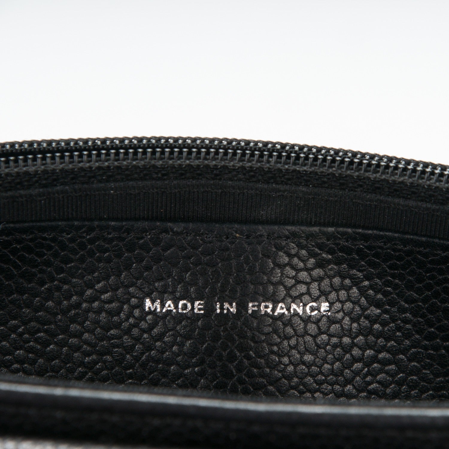 Chanel Caviar Half Moon Wallet On Chain WOC Black 6 of 7