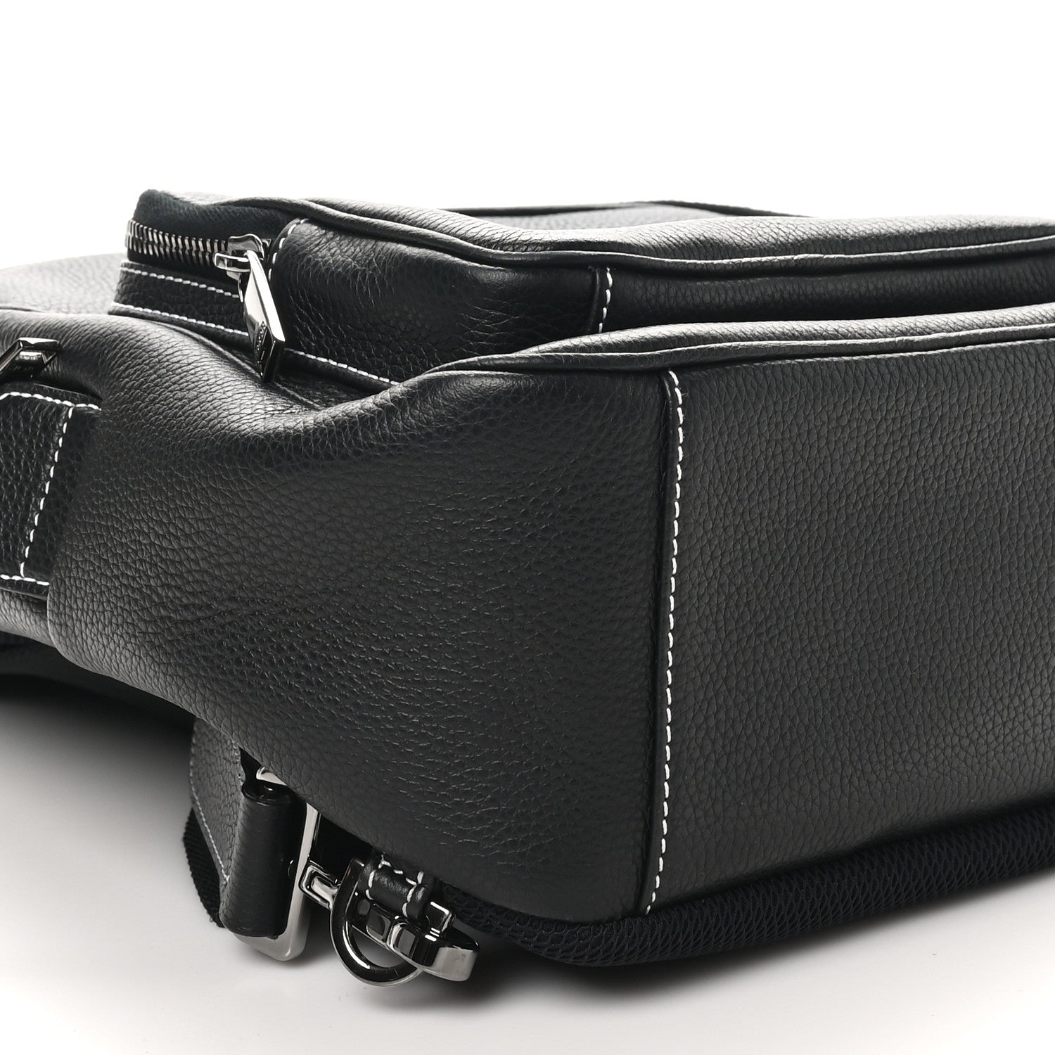 Christian Dior X PETER DOIG Grained Calfskin Slingbag Backpack Black 9 of 10