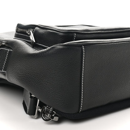 Christian Dior X PETER DOIG Grained Calfskin Slingbag Backpack Black 9 of 10