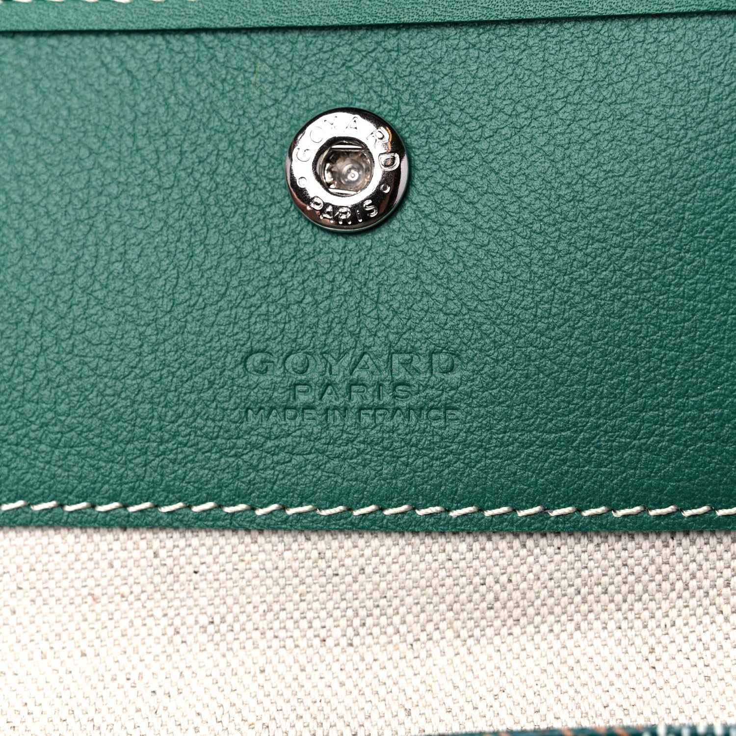 Goyard Goyardine Saint Louis PM Green 7 of 9