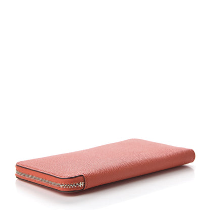 Hermes Epsom Silk'In Wallet Orange Poppy Fauve 4 of 10
