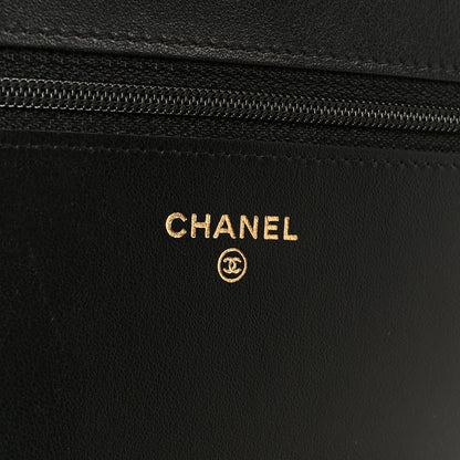 Chanel Caviar Quilted Boy Wallet On Chain WOC Black 6 of 12