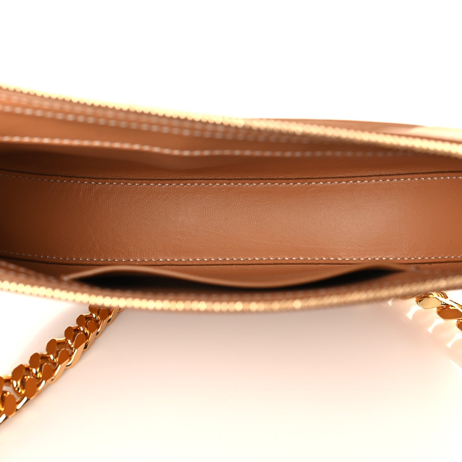 Burberry Calfskin Mini Olympia Chain Shoulder Bag Warm Sand 5 of 8