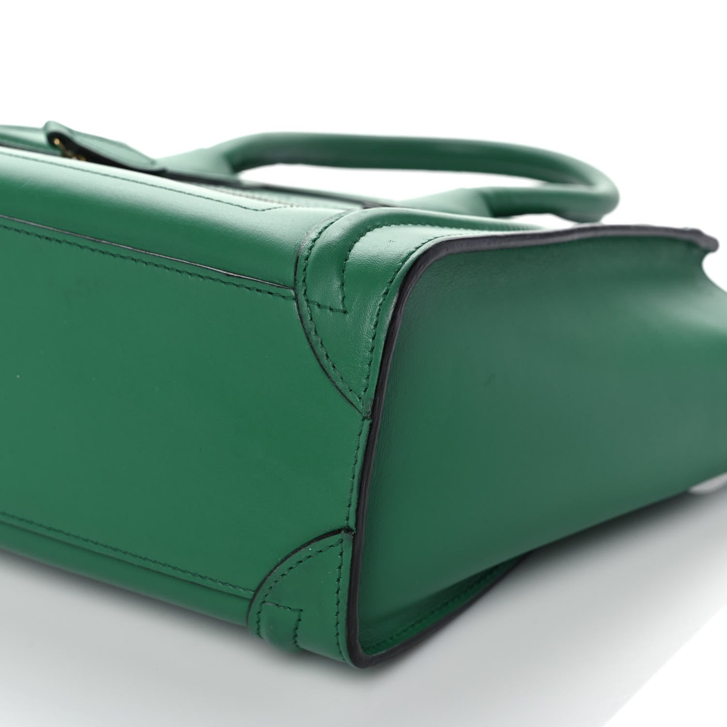 Celine Smooth Calfskin Nano Luggage Grass 8 of 9