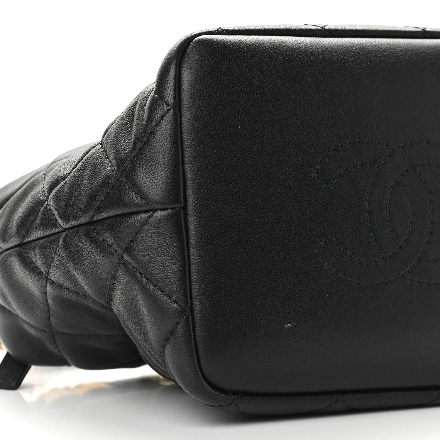 Chanel Lambskin Quilted Small Perfect Meeting Hobo Black 8 of 10