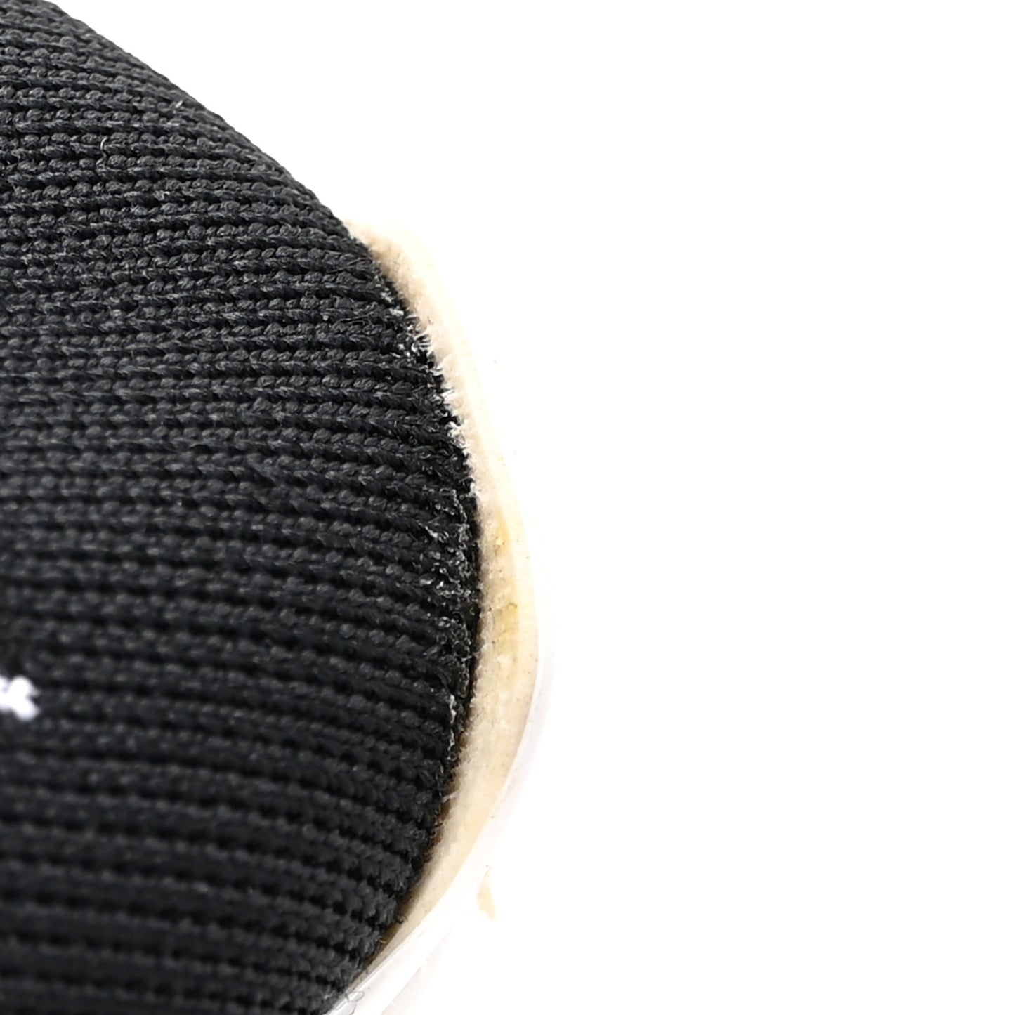 Knit Fabric Logo Womens Sneakers 37 Black White