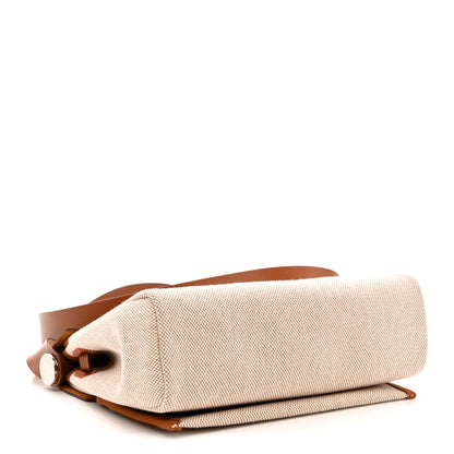 Hermes H Viking Vache Hunter Herbag Zip Retourne 20 Ecru Beige Fauve 4 of 11