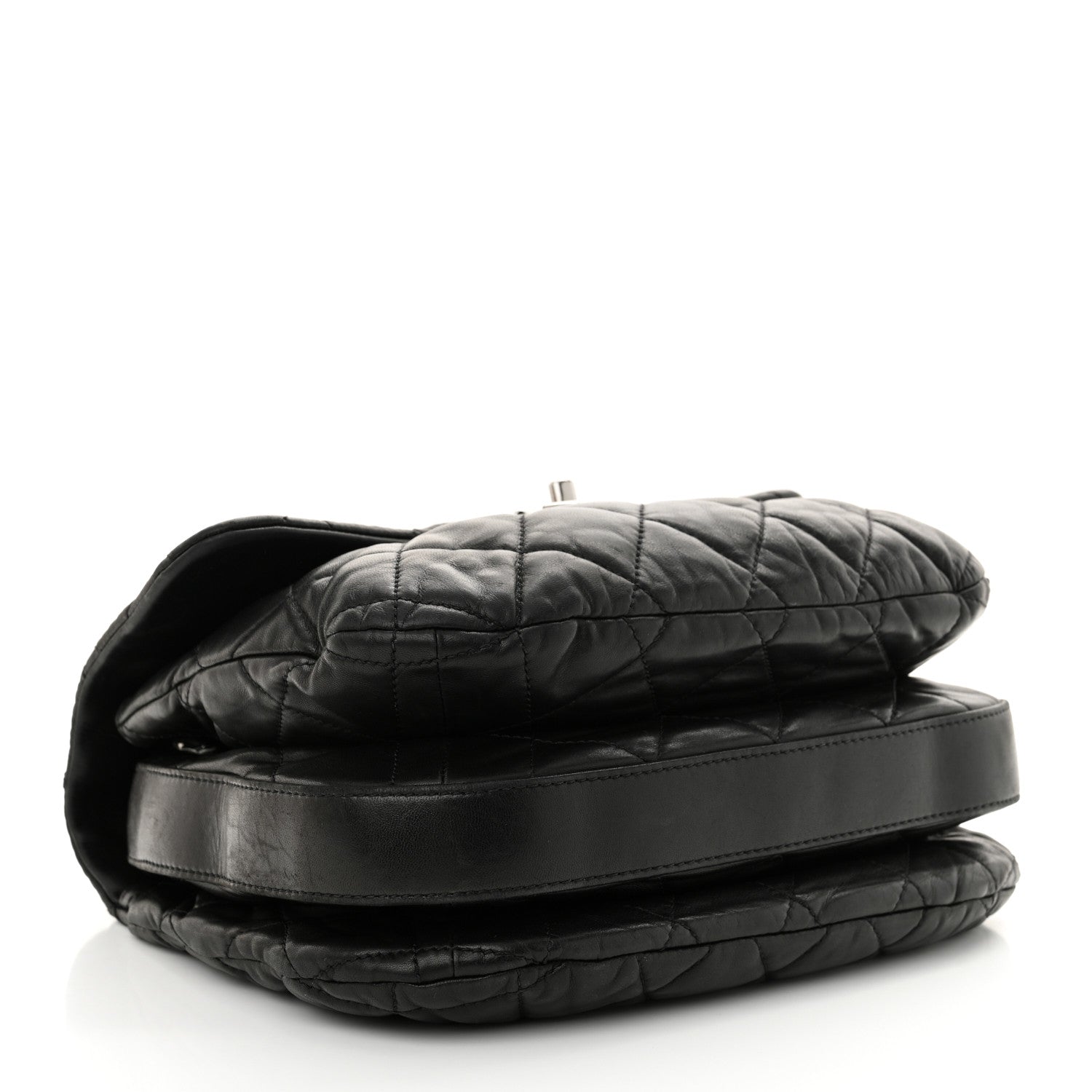 Chanel Lambskin Quilted Large Chanel 3 Flap Black 5 of 11