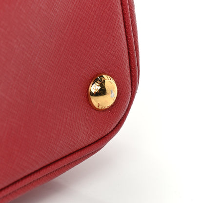 Prada Saffiano Large Galleria Double Zip Tote Fuoco 12 of 15