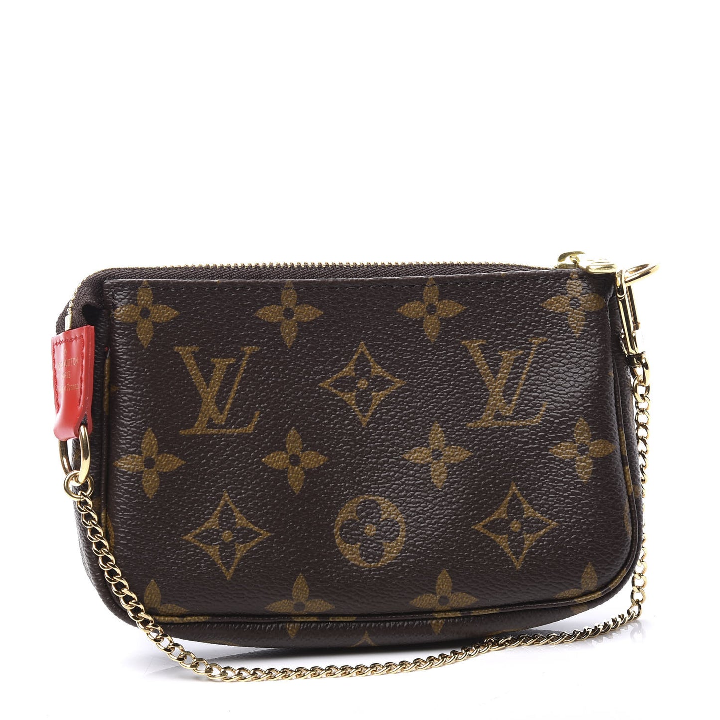 Monogram 2020 Christmas Animation Bumper Cars Mini Pochette Accessories Coquelicot