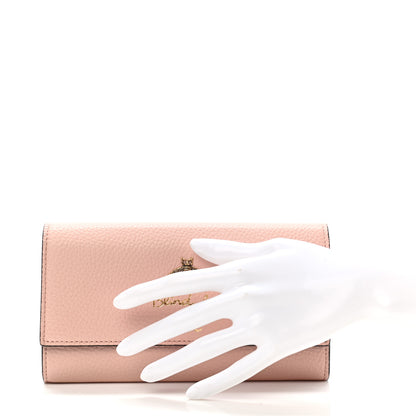 Gucci Calfskin Animalier Continental Wallet Porcelain Rose 2 of 8